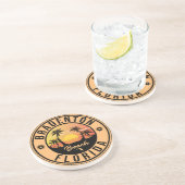 Bradenton Florida Souvenir Beach Vintage Travel Getränkeuntersetzer (Seite)