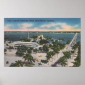 Bradenton, Florida - View Across Manatee River Poster (Vorne)