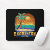 Bradenton Florida Vintag Distressed Souvenir Mousepad (Mit Mouse)