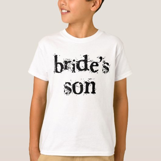 Brades schwarzer Son-Text T-Shirt (Vorderseite)