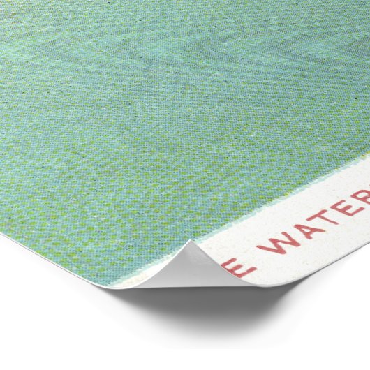 Bradford Bridge View auf der Wasserfront Poster (Ecke)