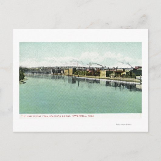 Bradford Bridge View auf der Wasserfront Postkarte (Vorderseite)