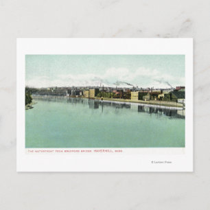 Bradford Bridge View auf der Wasserfront Postkarte