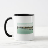 Bradford Bridge View auf der Wasserfront Tasse (Links)