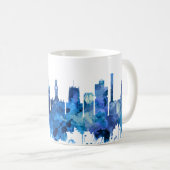 Bradford England Skyline Blue Kaffeetasse (VorderseiteRechts)