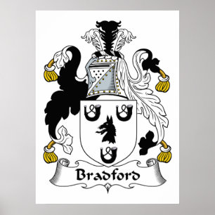 Bradford Familienwappen Poster