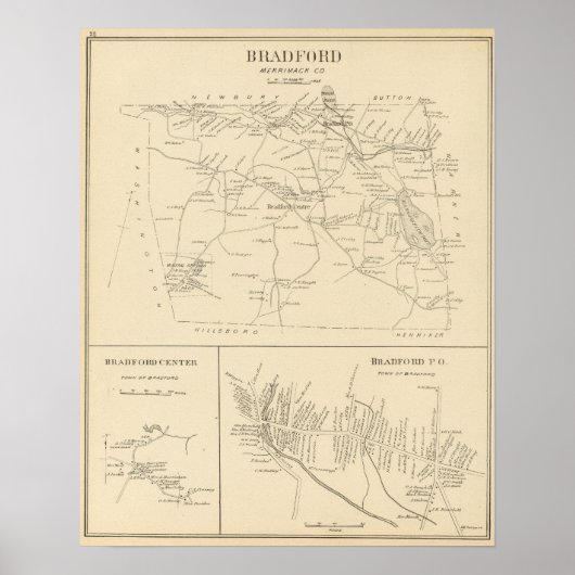 Bradford, Merrimack Poster (Vorne)