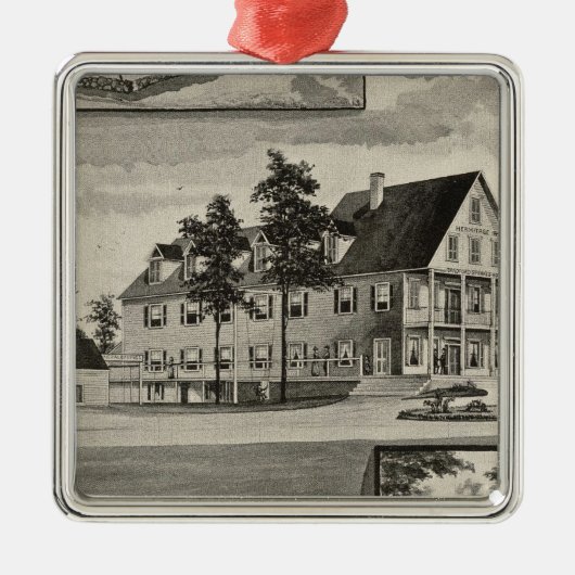 Bradford-Mineral-Frühlinge Silbernes Ornament (Vorne)