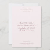 Bradford Modern Foto and Typografy Wedding Einladung (Vorderseite)