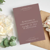 Bradford Modern Foto and Typografy Wedding Einladung