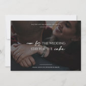 Bradford Modern Foto and Typografy Wedding Save The Date (Vorderseite)