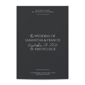 Bradford Modern Photo and Typography Wedding Einladung