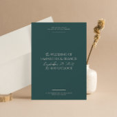 Bradford Modern Photo and Typography Wedding Einladung