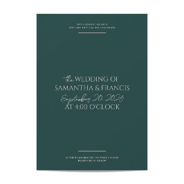 Bradford Modern Photo and Typography Wedding Einladung