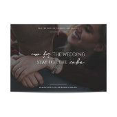 Bradford Modern Photo and Typography Wedding Save The Date
