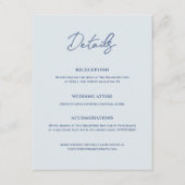 Bradford Modern Wedding Begleitkarte (Vorderseite)