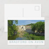 Bradford-on-Avon Feiertagspostkarte (Vorne/Hinten)