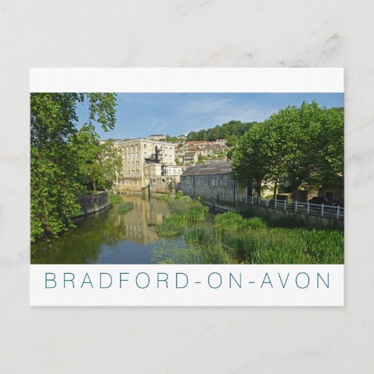 Bradford-on-Avon Feiertagspostkarte (Vorderseite)
