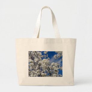 Bradford Pear Blooms Jumbo Stoffbeutel