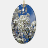 Bradford Pear Blooms Keramik Ornament (Links)