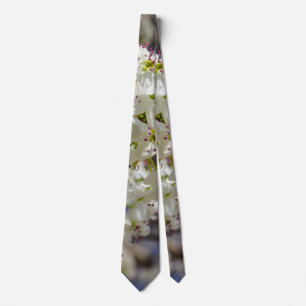 Bradford Pear Blooms Neck Tie Krawatte