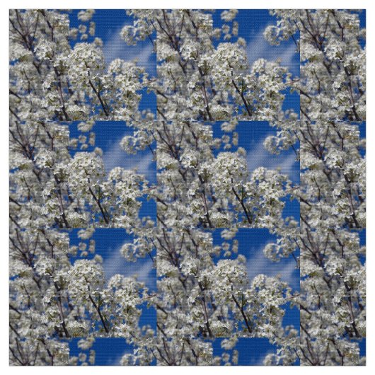 Bradford Pear Blooms Stoff (Muster)