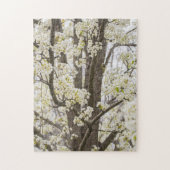 Bradford Pear Tree White Spring Floral Nature Puzzle (Vertikal)