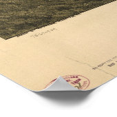 Bradford Pennsylvania 1995 Antike Panoramakarte Poster (Ecke)