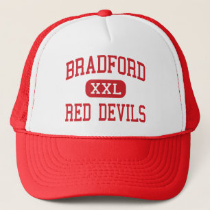 Bradford - rote Teufel - hoch - Kenosha Wisconsin Truckerkappe