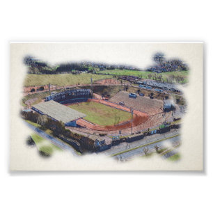 Bradford Rugby League, Odsal Stadium Coral Stand Fotodruck
