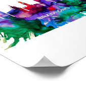 Bradford Skyline Poster (Ecke)