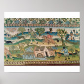 Bradford Table Tepet, Detail der Szenen von ländli Poster (Vorne)