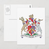 Bradford-Wappen Postkarte (Vorne/Hinten)