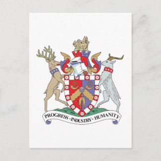 Bradford-Wappen Postkarte