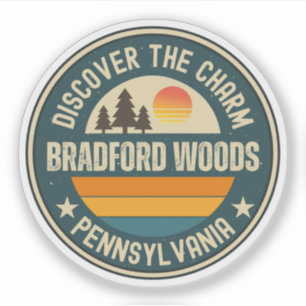 Bradford Woods, Pennsylvania Aufkleber