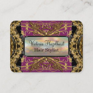 Bradfordshire Lola eleganter Hairstylist Visitenkarte