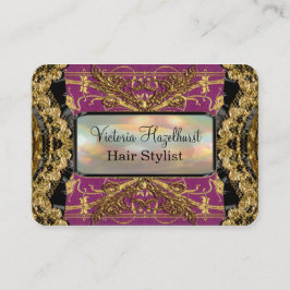 Bradfordshire Lola eleganter Hairstylist Visitenkarte