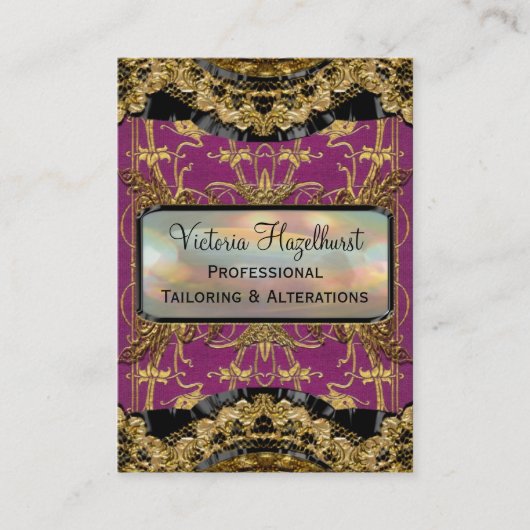 Bradfordshire Lola elegantes berufliches Visitenkarte (Vorderseite)