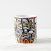 Bradley Beach NJ Postkarte Kaffeetasse (Mittel)