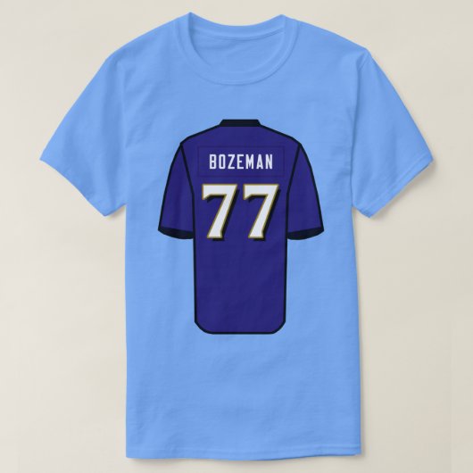Bradley Bozeman Jersey T-Shirt (Design vorne)