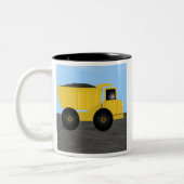 Bradley Dump Truck Personalisiert Name Tasse (Links)