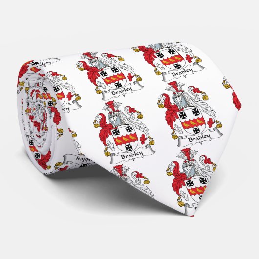 Bradley-Familienwappen Krawatte (Gerollt)