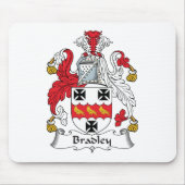 Bradley-Familienwappen Mousepad (Vorne)
