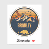 Bradley, Kalifornien Aufkleber (Blatt)