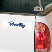Bradley Name blue Aufkleber Sticker Autoaufkleber (Auf Lkw)