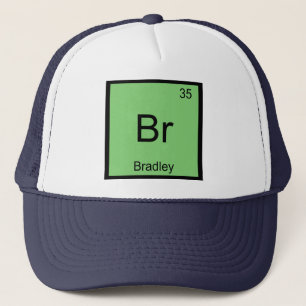 Bradley Name Chemie Element Periodensystem Truckerkappe