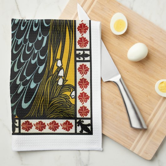 Bradley: Sein Buch Geschirrtuch (Viertel Falte)