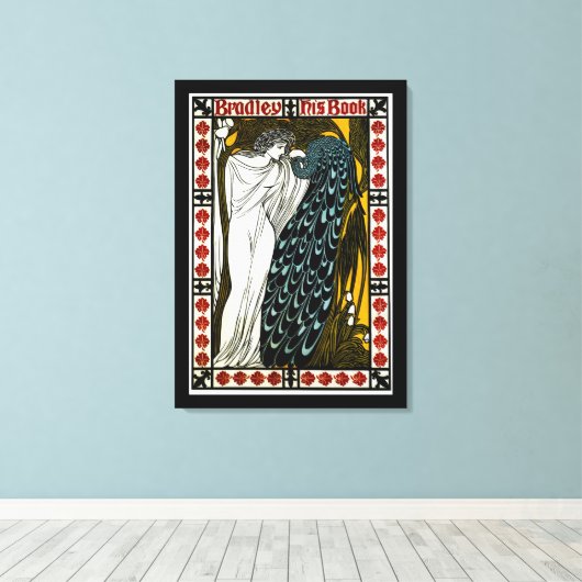 Bradley: Sein Buch Leinwanddruck (Insitu (Holzboden))