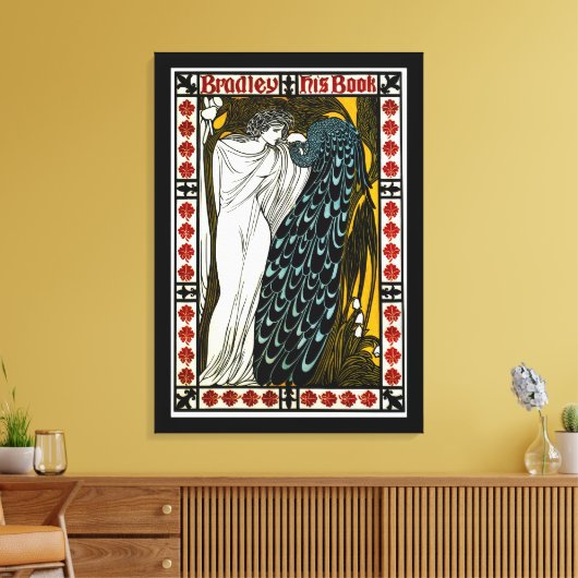 Bradley: Sein Buch Leinwanddruck (Insitu (Wohnzimmer))