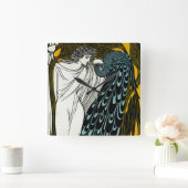 Bradley: Sein Buch Quadratische Wanduhr (Zuhause)